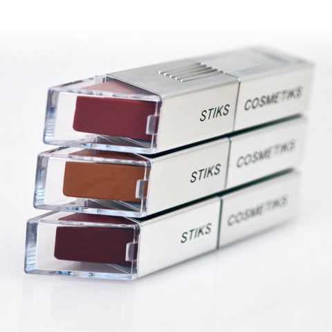 Stiks Cosmetiks Gift Set-Lipstick Trio - Sable Beauty - 4