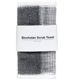 Binchotan Charcoal Body Scrub Towel - Sable Beauty - 1