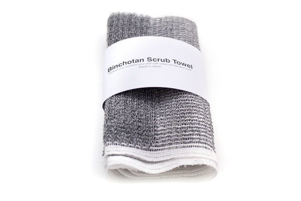 Binchotan Charcoal Body Scrub Towel - Sable Beauty - 2